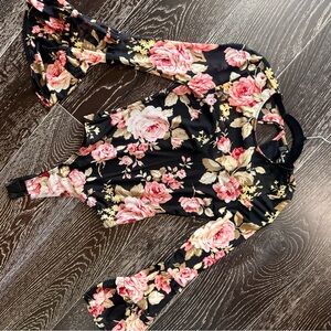 Floral Long Sleeve Bodysuit